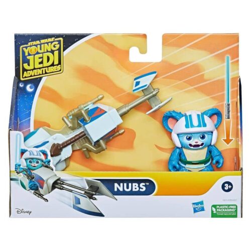 Figura Star Wars Young Jedi del personaje Nubs con vehículo Hasbro F8013