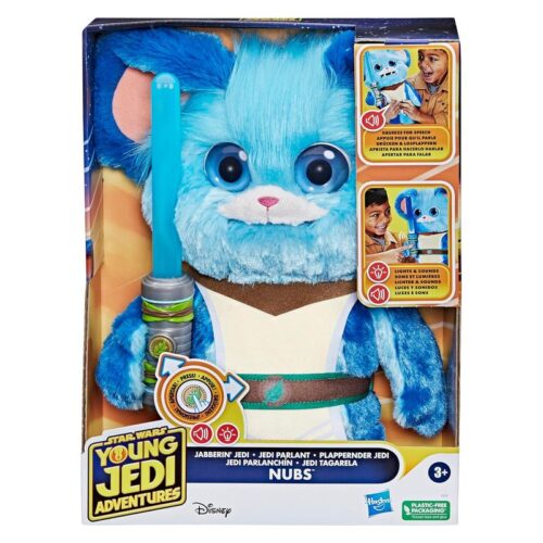 Peluche Interactivo Nubs el Jedi parlanchín de Star Wars Hasbro F8339