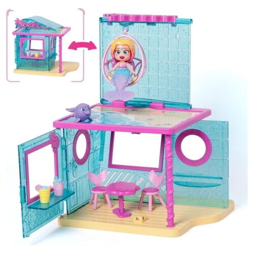 Kookyloos Mermaids casa en la playa con muñeca y mascota exclusiva