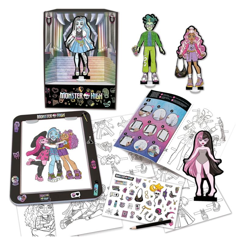 Juego de manualidades Fashion Designer Monster High Educa Borras 19826 - Imagen 2