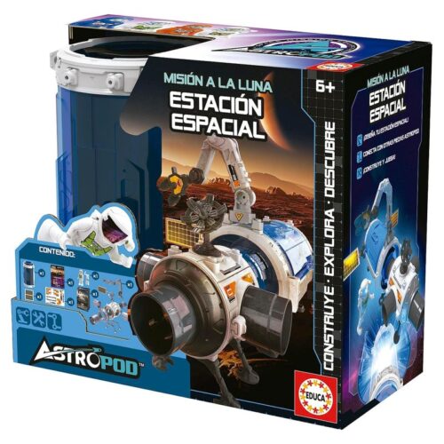 Juego de contrucción estación espacial viaje a la Luna de Educa 41344