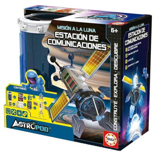 Juego de construcción estación de comunicaciones espacial de Educa 41348