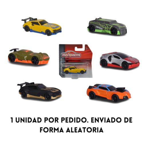Coche juguete Majorette Fiction Racer metal 6 modelos disponibles surtidos