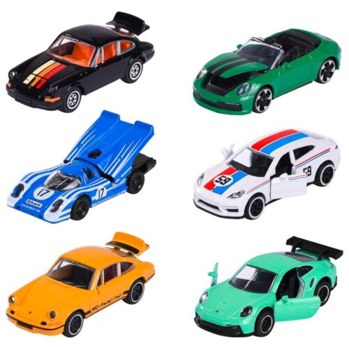 Coche metal Majorette Porsche escala 1:64 7,5cm modelo aleatorio 1 unidad