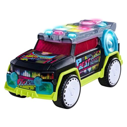 Coche juguete Beat Hero Streets N Beatz con luces y música 32cm Simba