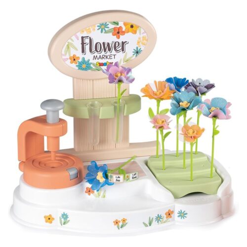 Mercado de flores Smoby crea tus propias flores con tejidos diferentes