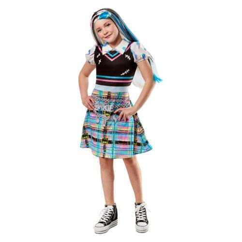Disfraz infantil Frankie Stien Classic Monster High talla 7-8 años Rubies