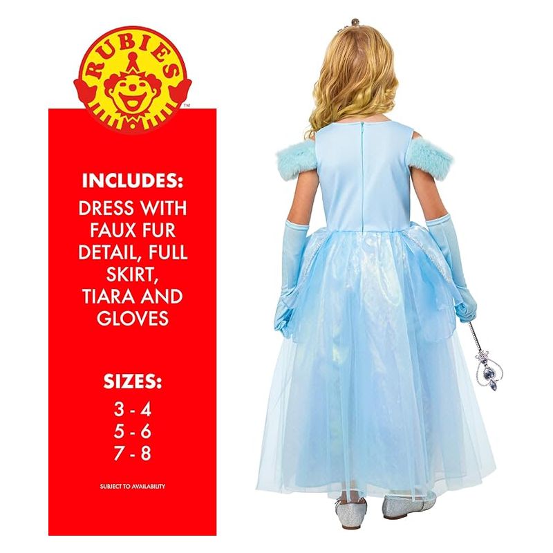 Disfraz infantil Blue Princess con complementos talla 7-8 años Rubies - Imagen 3