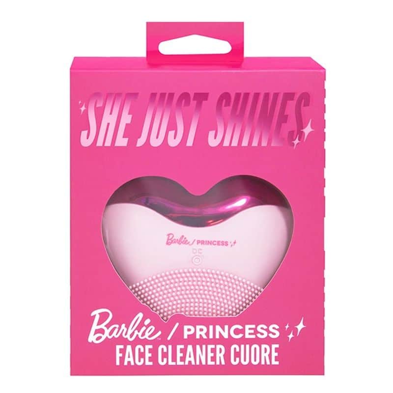 Barbie Princess limpiador facial con forma de corazón rosa 1186 - Imagen 2