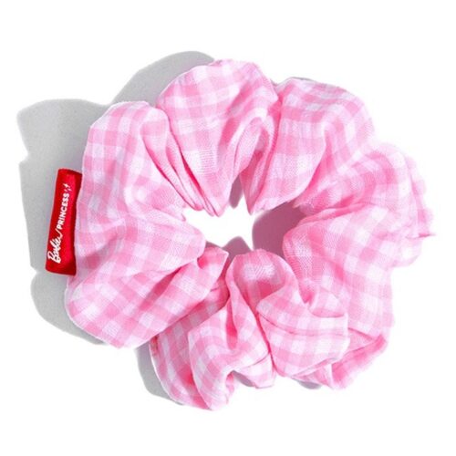 Barbie Princess goma Vichy con estampado color rosa para cabello 1346