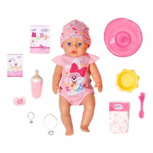 Muñeco bebé Baby Born Magic niña 43cm con accesorios rosa 836491 ZAPF