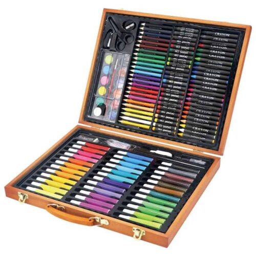 Maletín de pintura con 150 piezas set de manualidades para niños