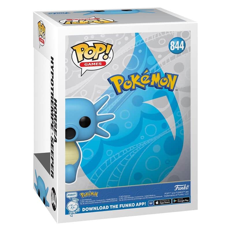 Funko POP! Games 844 Pokémon Horsea de tipo agua primera generación - Imagen 3