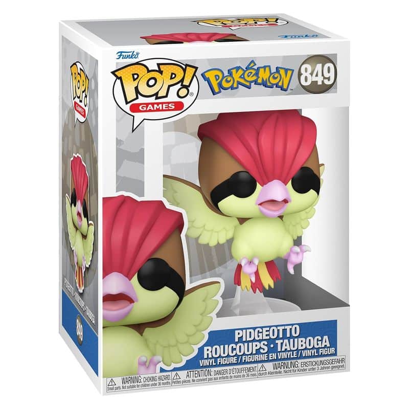 Funko POP! Games 849 Pokémon Pidgeotto tipo volador primera generación - Imagen 2