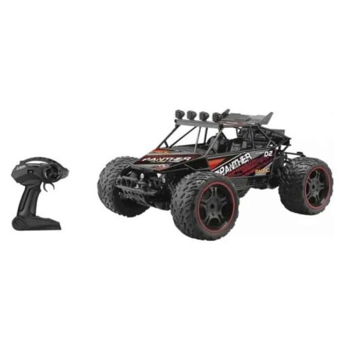 Coche Rally phanter radio control rojo y negro alta velocidad 1:10