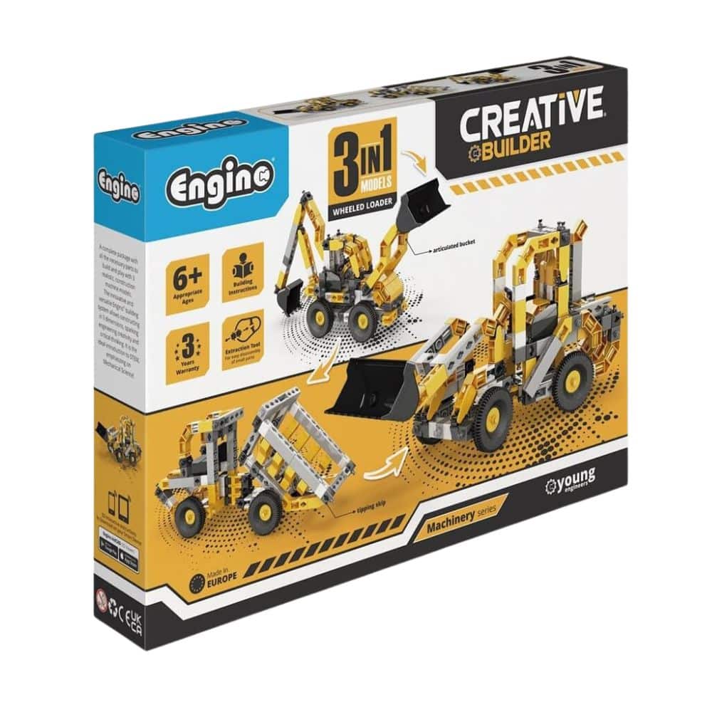 Juego construcción maquinarias de trabajo Engino Creative Builder CBM20