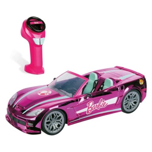 Coche teledirigido muñeca Barbie Dream Car color rosa 63619 MONDO