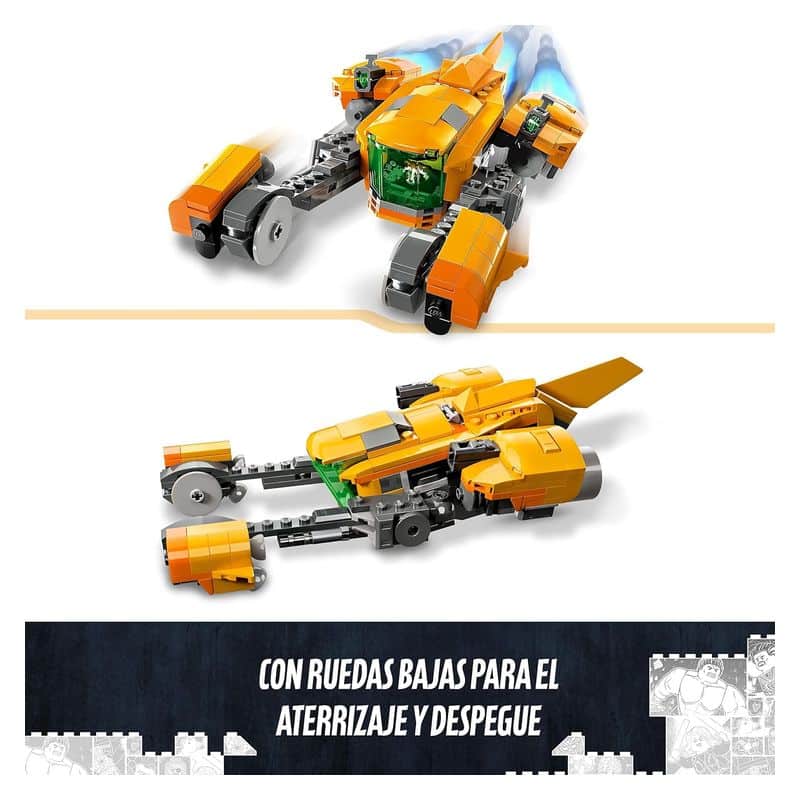 LEGO 76254 Marvel nave Baby Rocket guardianes de la galaxia con figuras - Imagen 2