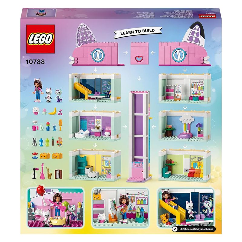 LEGO 10788 La Casa de Muñecas de Gabby con figuras y accesorios incluidos - Imagen 2