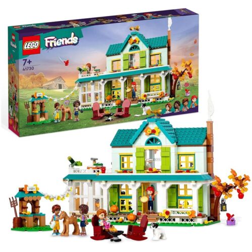 LEGO 41730 Friends casa de otoño con figuras y animales incluidos