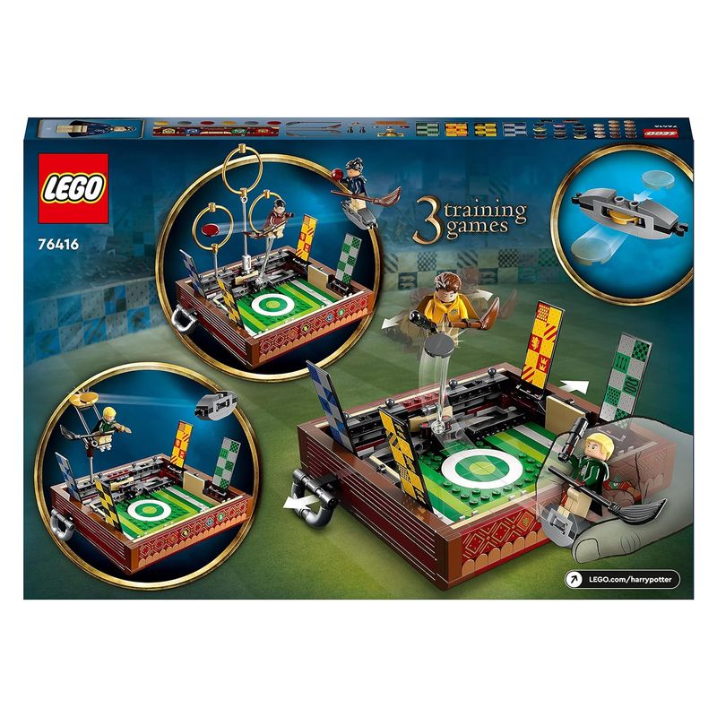 LEGO 76416 Harry Potter Quidditch tres juegos con personajes incluidos - Imagen 2