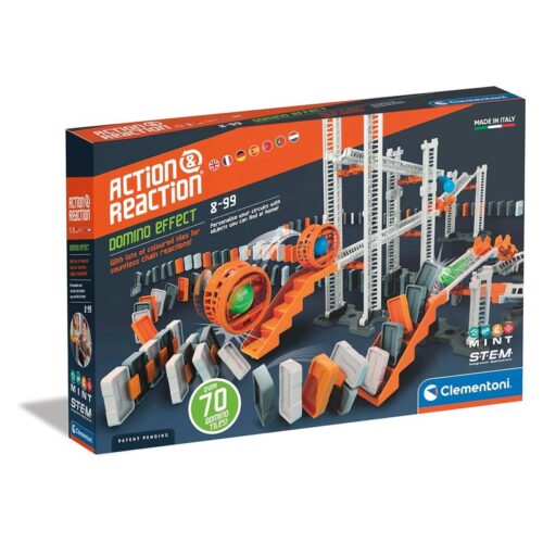 Juego de construcción acción y reacción efecto dominó Clementoni 59305