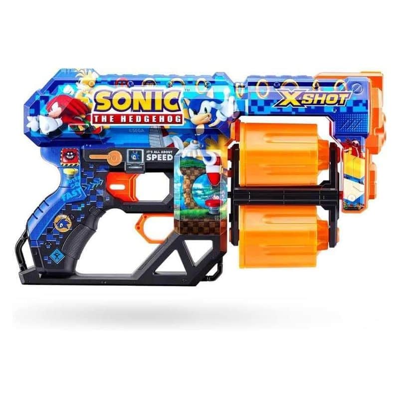 Lanzador X-Shot Sonic Dread con doce dardos gomaespuma 36583 ZURU INC - Imagen 2
