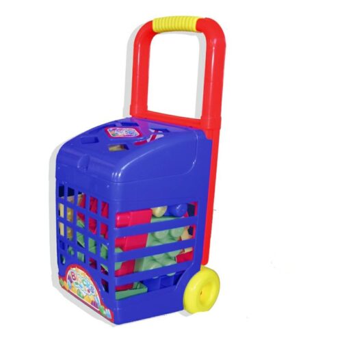Transportín de bloques de construcción infantiles multicolor Apel 11512