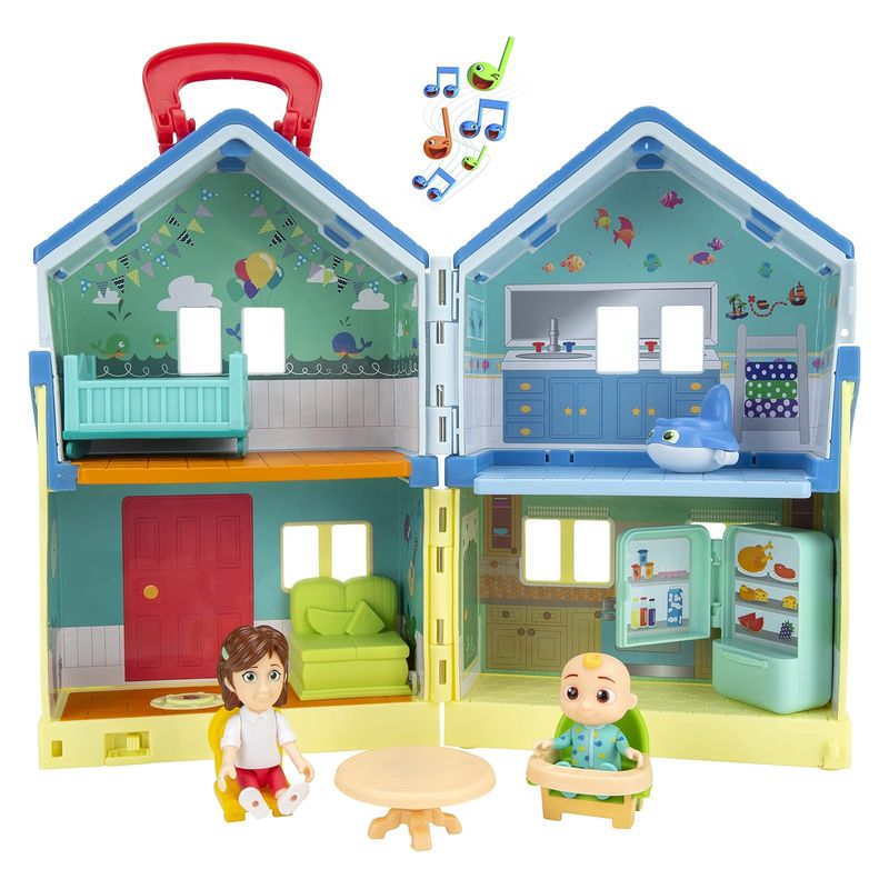 Casa familiar Deluxe CoComelon con música, figuras y sonidos CMW0153