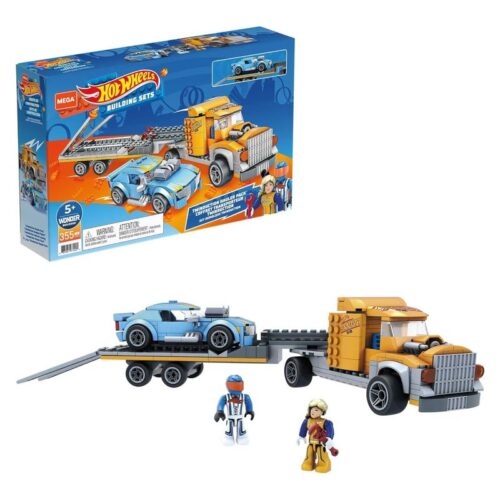 Camión de transporte Hot Wheels Mega Construx 180 bloques Mattel GYG66