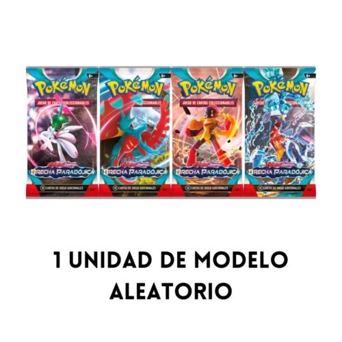 Sobre de cartas Pokémon Escarlata y Púrpura Brecha Paradójica (1 unidad)