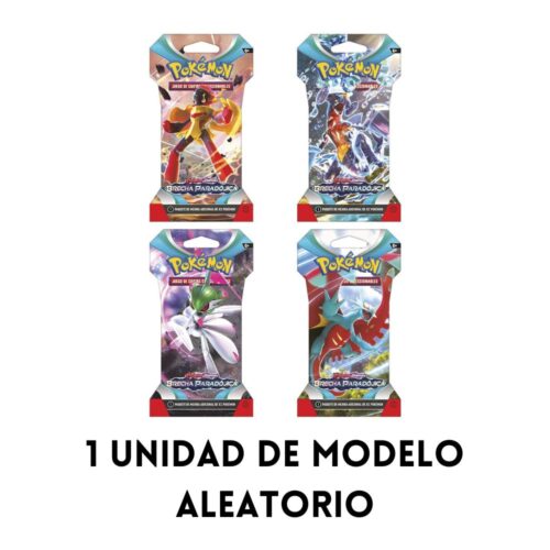 Blister de cartas Pokémon Escarlata y Púrpura Brecha Paradójica PC50440
