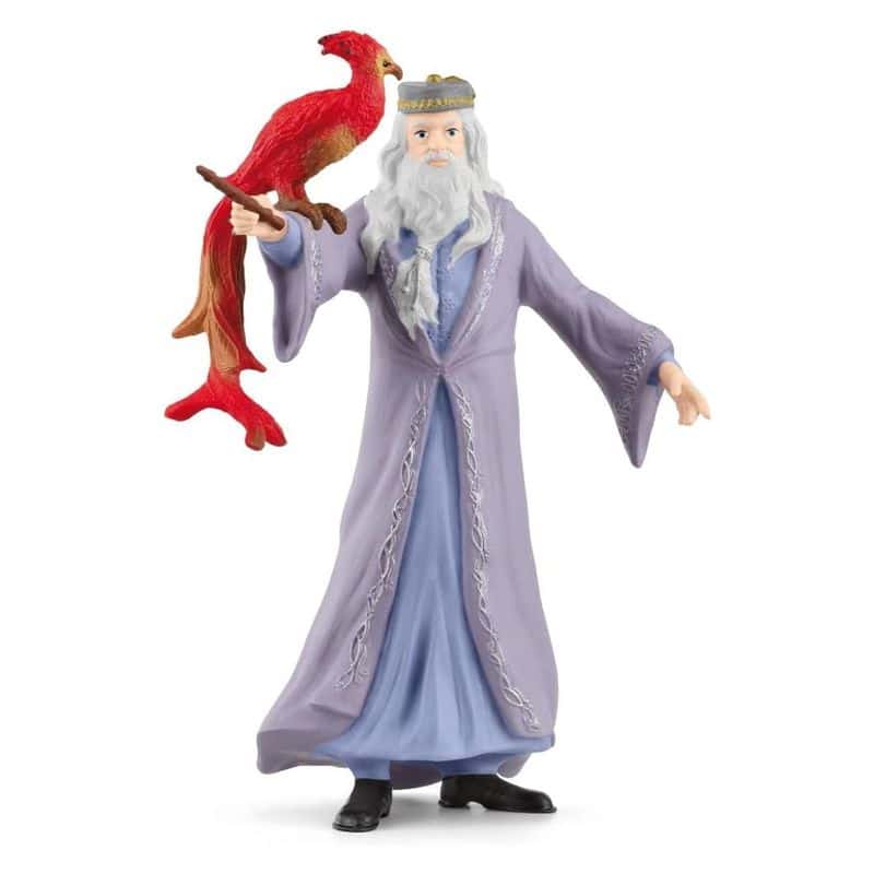 Harry Potter figura de Albus Dumbledore y Fawkes de Schleich 42637