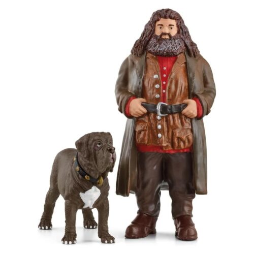 Harry Potter figuras Rubeus Hagrid & el perro Fang de Schleich 42638