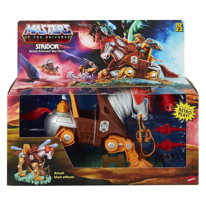 Caballo Stridor Masters del Universo 17cm con accesorios incluidos HDT26 MATTEL - Imagen 2