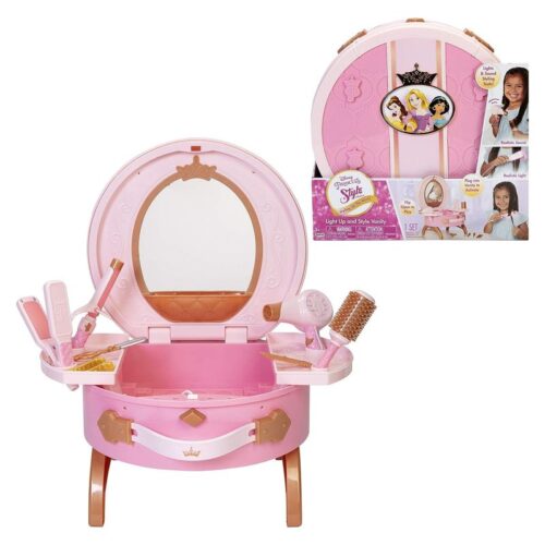 Tocador infantil Princesas Disney con espejo y accesorios 210401 DISNEY