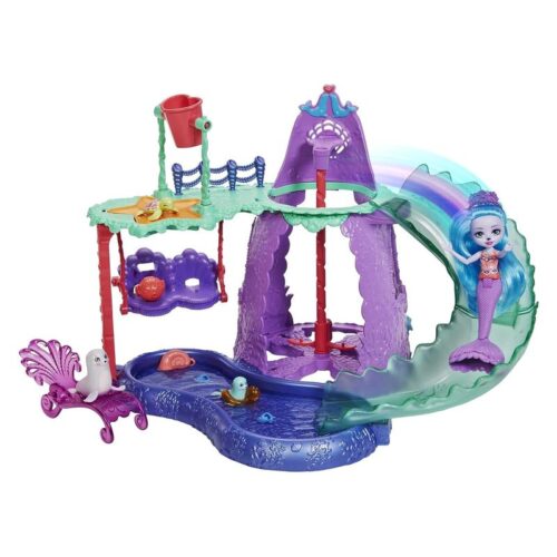 Parque acuático Royal Enchantimals Ocean Kingdom con figuras y accesorios
