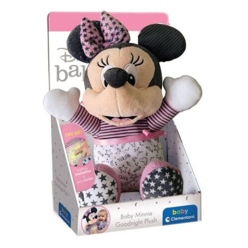 Peluche baby Minnie duerme contigo interactivo suave de Clementoni