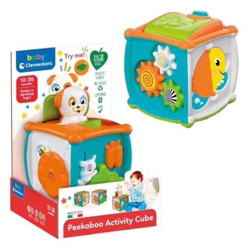 Baby cubo de actividades multicolor con 5 aréas de juego para bebés