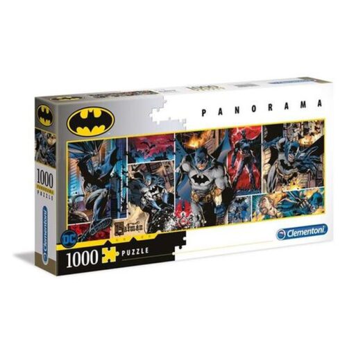 Puzzle 1000 Portadas de cómics de Batman panorámico de Clementoni 39574