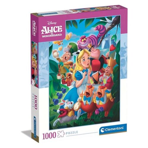 Puzzle 1000 Alicia en el País de las Maravillas vertical Clementoni 39673
