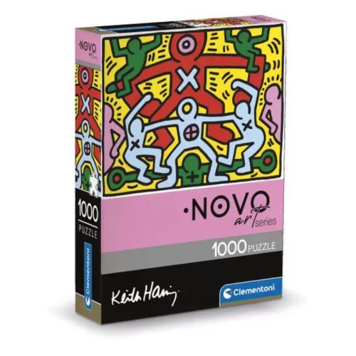 Puzzle 1000 piezas de Keith Haring colección Art Nova de Clementoni 39757