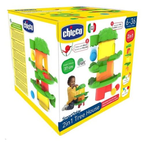 Casita del árbol 2 en 1 de juguete educativo infantil de Chicco