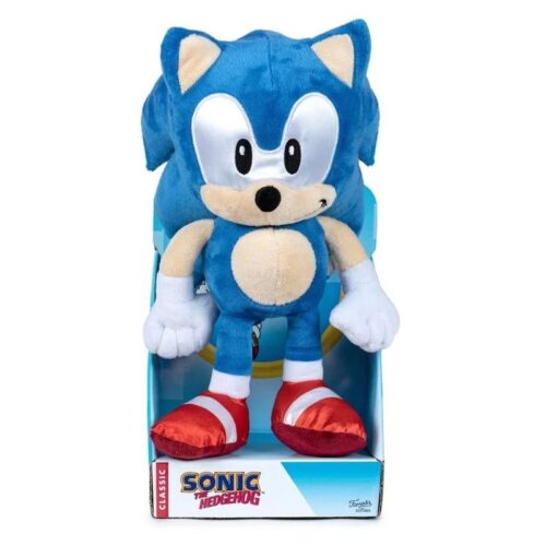 Peluche del erizo azul Sonic de 30 cm del videojuego Sonic the hedgehod