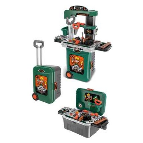 Carrito maletin de herramientas infantiles 3 en 1 para juego simbólico