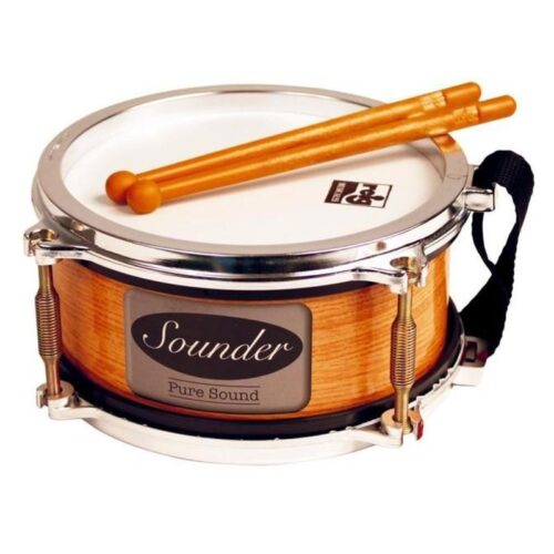 Tambor metalizado juguete musical infantil de Claudio Reig