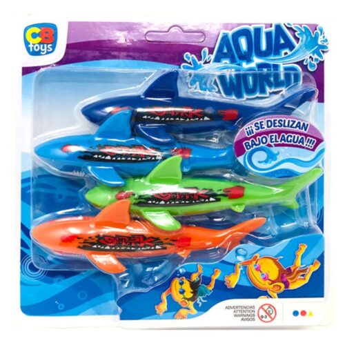 AQUA W. JGO ACUATICO TIBURON 4p 45690 <