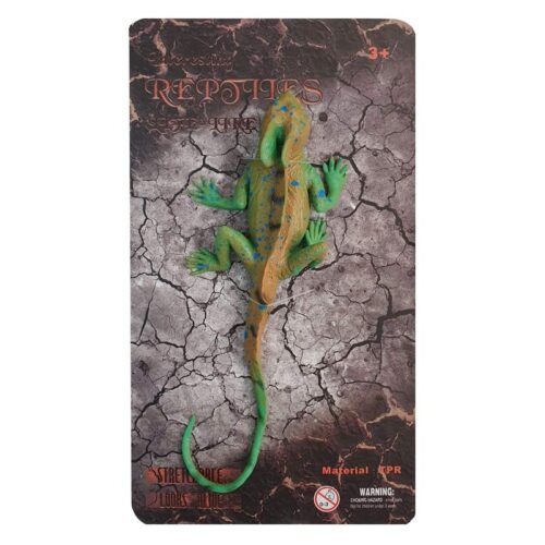 Muñeco de gecko color rojo de Reptiles interesantes de Comansi