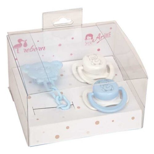 SET 2 CHUPETES y CADENA az-bl 6091 <