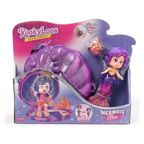 KLs MERMAID STAR lila CONCHA-BOLSO<V